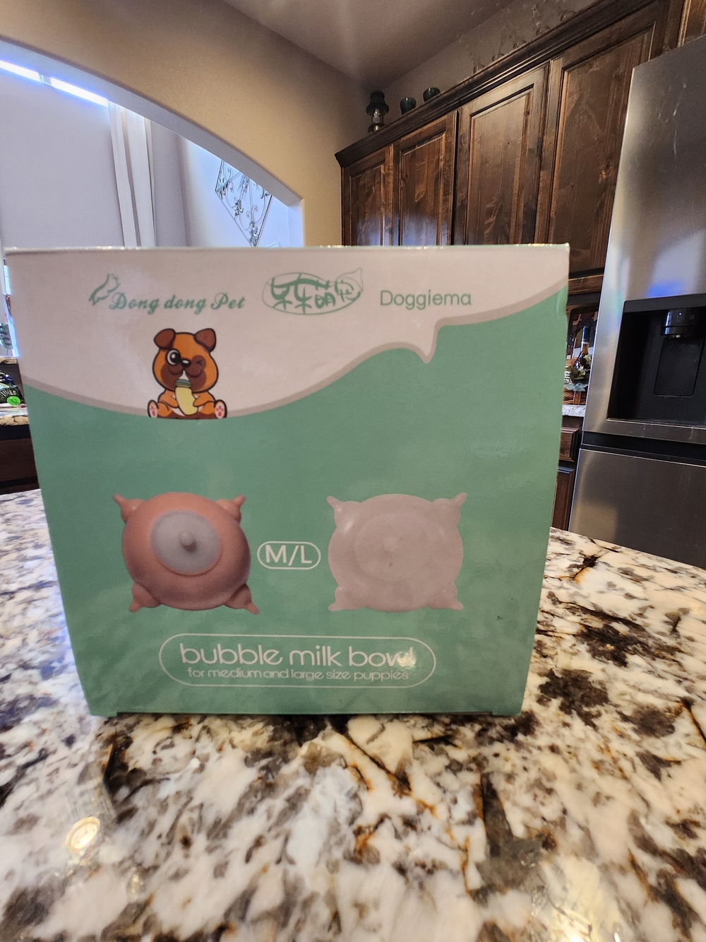 Bubble Milk Bowl for Newborn Puppies - Soft Silicone